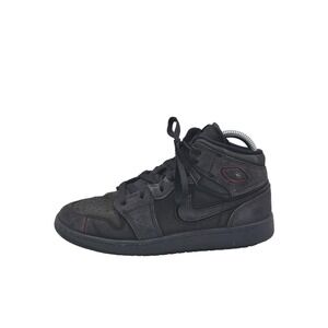 Jordan Air Jordan 1 Mid Shoes Youth Size 6Y Black Suede Basketball FQ7742-001